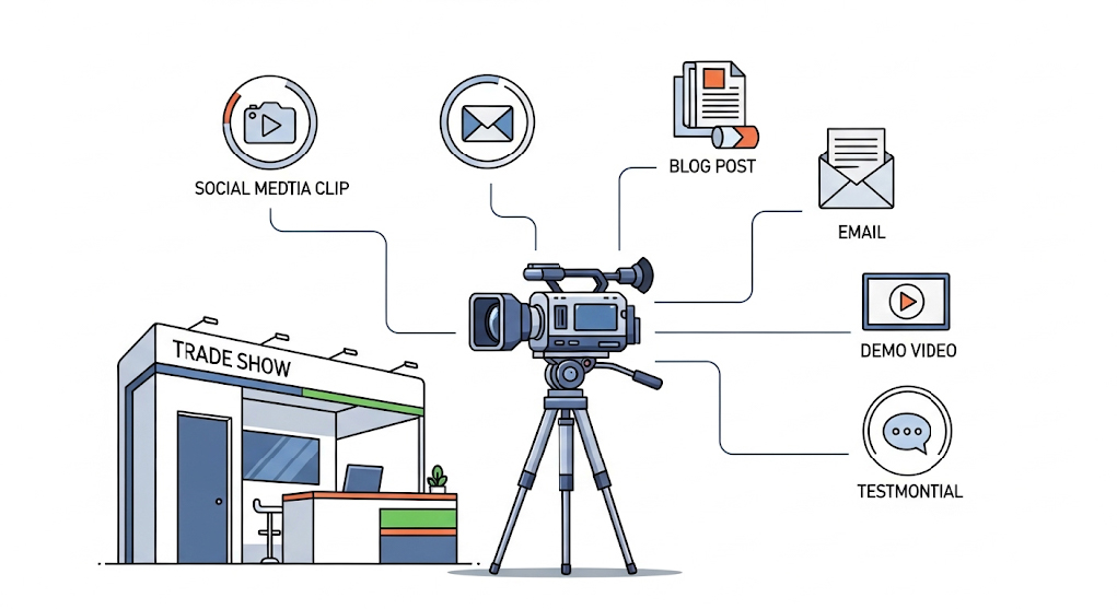 One B2b Trade Show Shoot Broken Into Multiple Video Content Formats For Lead Generation Canada