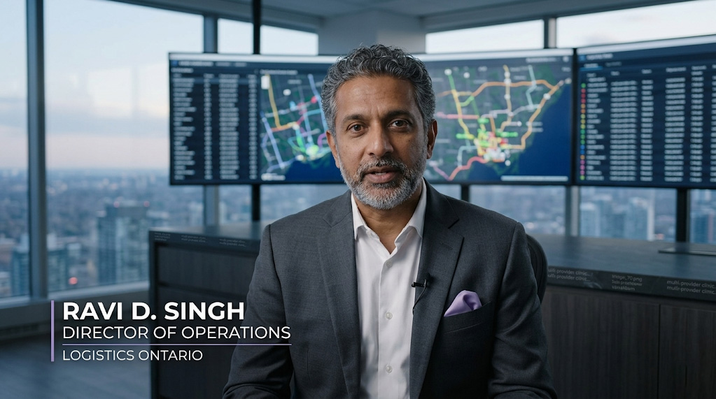A senior Operations Director giving an authentic peer testimonial from a Toronto logistics center