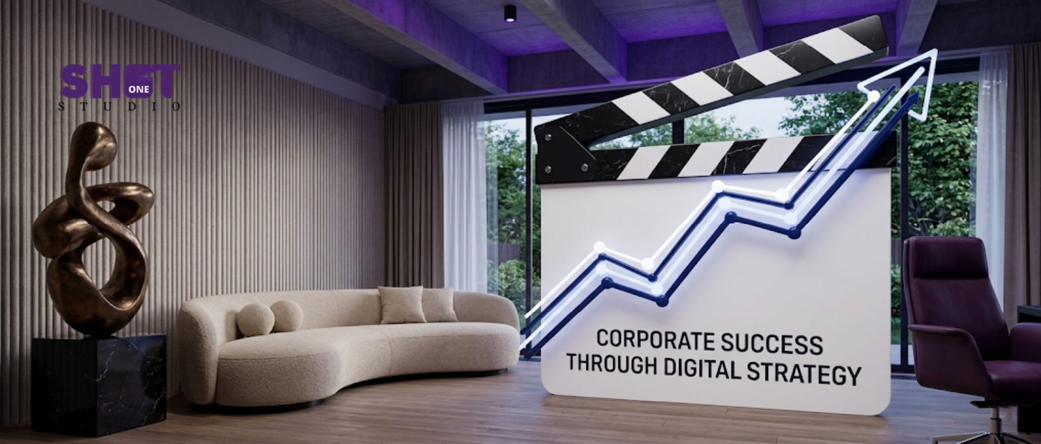 Clickable CTA banner for Shot One Studio to optimize your B2B marketing video post-production pipelines